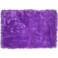 La Rug, Fun Rugs LA Rug FLK-009-3147 Flokati Purple- Purple FLK-009-3147